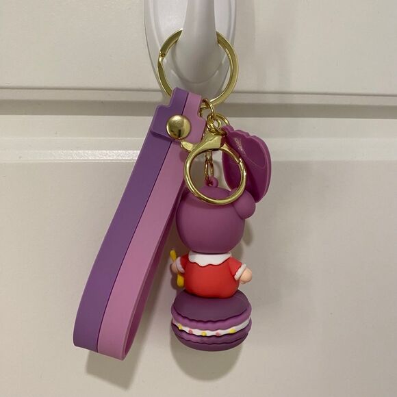 Women's Dessert Girl Key Cute Chain. Purple. O/S. Cottagecore. Fun. Kidcore. - Picture 5 of 6